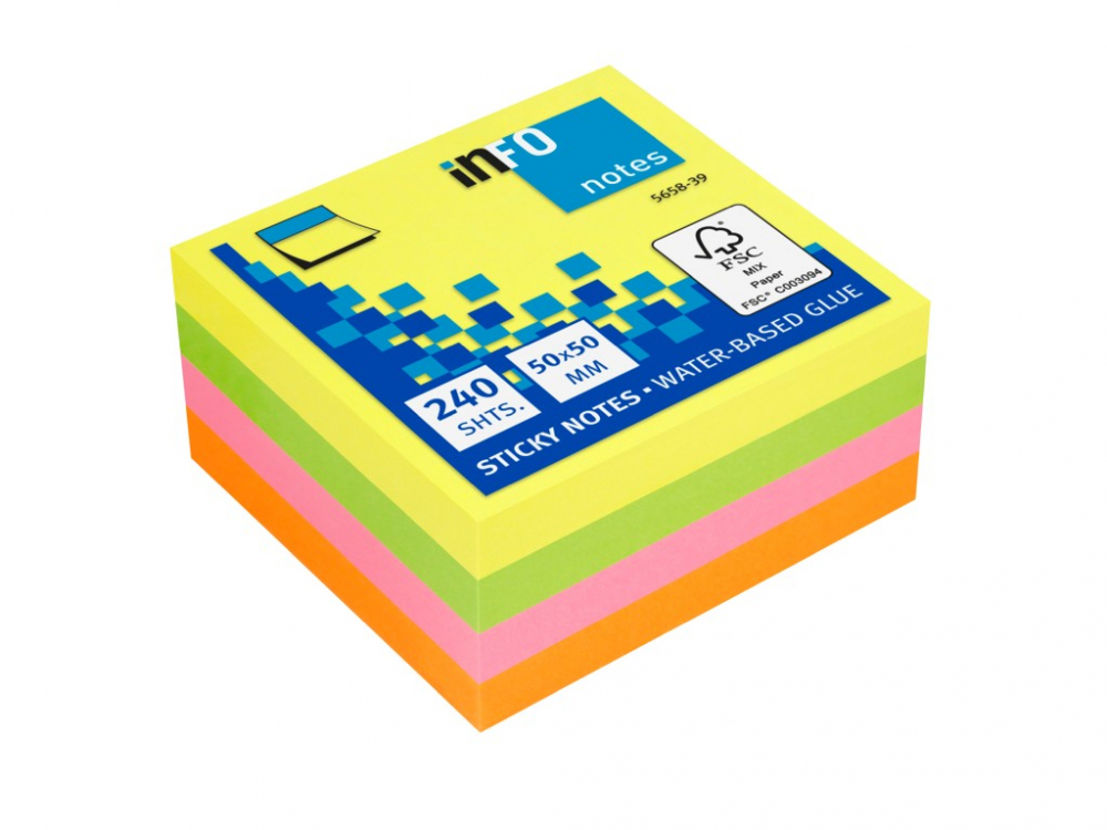 Notes adeziv cub briliant 50 x 50 mm - 240 file - 5658-39 [1]