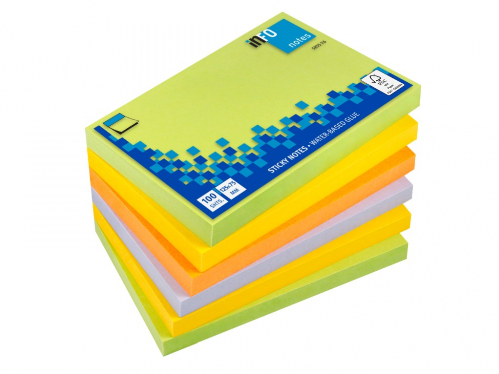 Notes adeziv Spring 125 x 75 mm - 100 file 5855-76 [1]