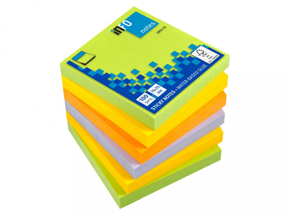 Notes adeziv Spring 75 x 75 mm - 100 file 5854-76 [1]