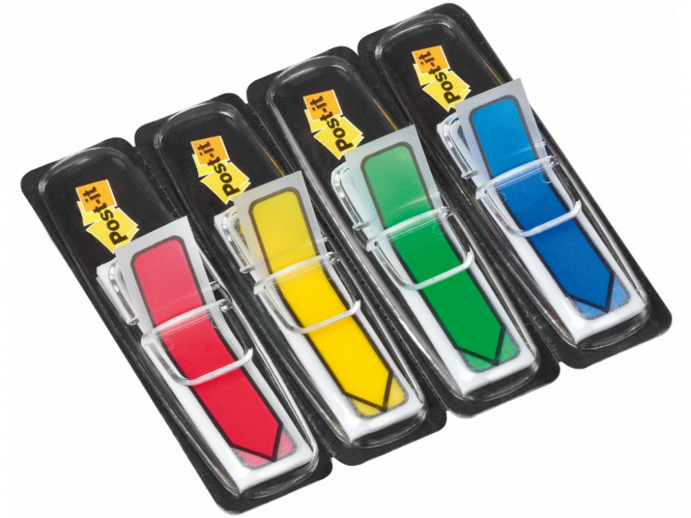 PageMarker 12 x 43 mm 96 file sageti Post-it 4 culori/set [1]
