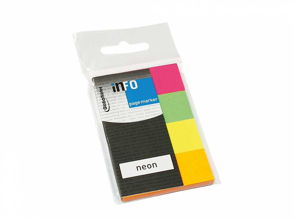 PageMarker 20 x 50 mm 200 file Neon Info Notes 4 culori/set [1]