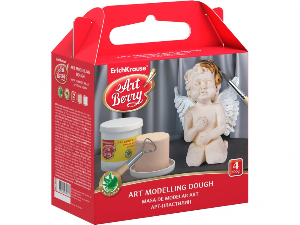Pasta modelatoare cu Aloe Vera ArtBerry 4 x 125 g EK [1]