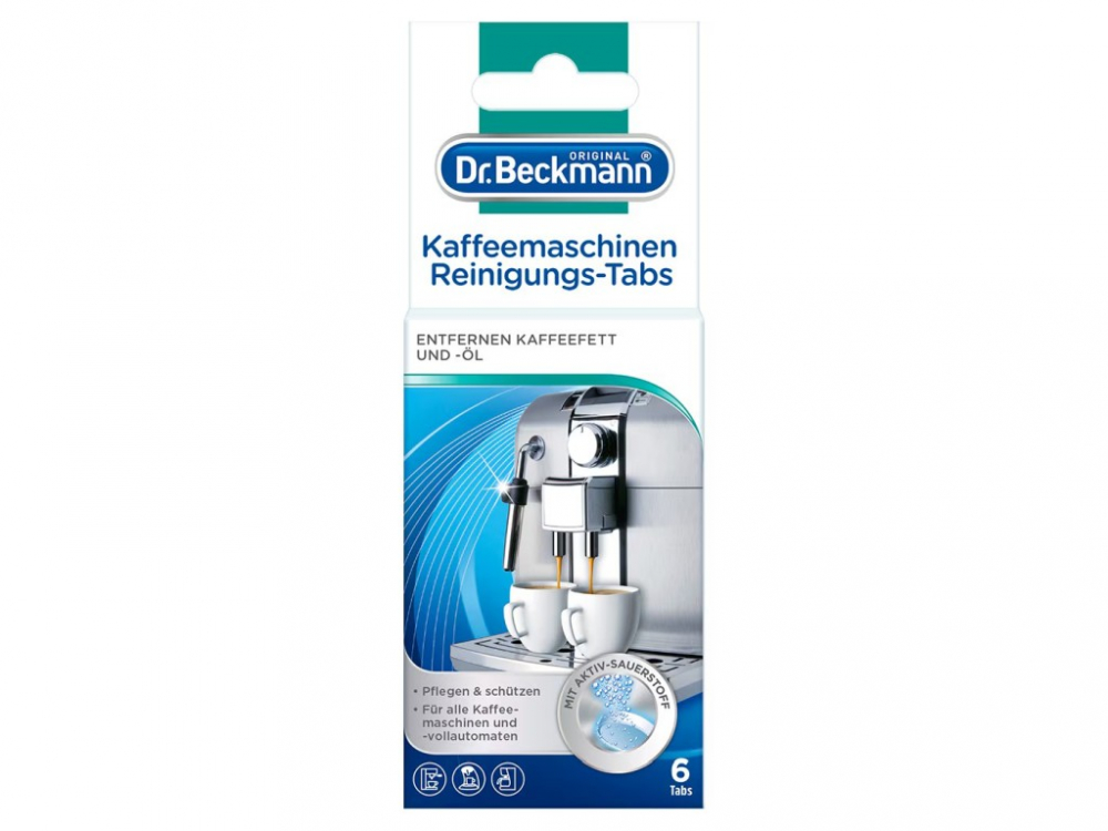 Pastile decalcifiere aparate cafea Dr. Beckmann, 6 buc/pachet [1]