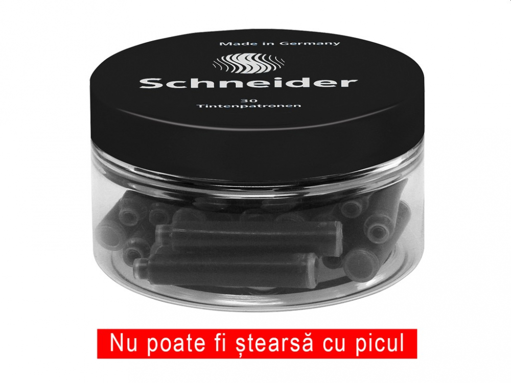 Patron stilou Schneider negru 30/borcan [1]