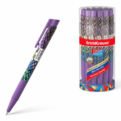 Pix cu mecanism si grip de cauciuc Color Touch Purple Python 24buc/borcan [1]
