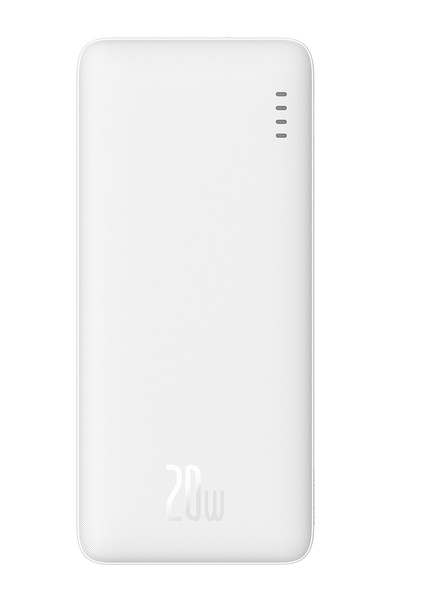 POWER BANK Baseus Airpow ,  10000mAh ,  20W ,  1 x USB; 1 x USB Type-C input/output ,  total 3A ,  include cablu USB la USB Type-C de 30cm ,  alb ,  Cod Produs: PPQD090002 [2]
