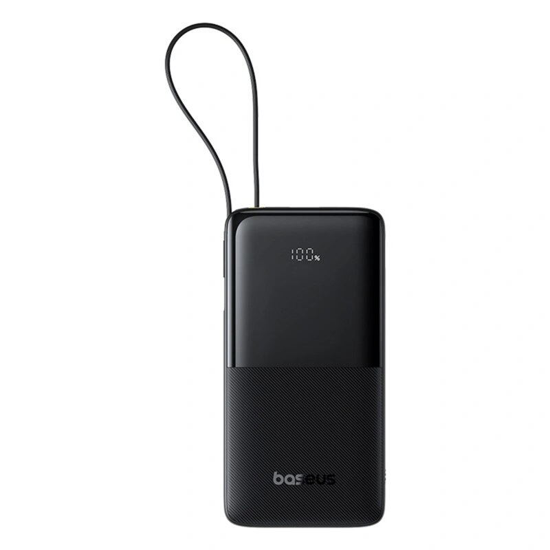 POWER BANK Baseus Bipow 2 Digital ,  display ,  capacitate 20000mAh ,  20W ,  cablu integrat USB Type-C ,  1 x USB Type-C ,  1 x USB ,  total 5V/3A ,  negru ,  Cod Produs: P10077101113-01 [1]