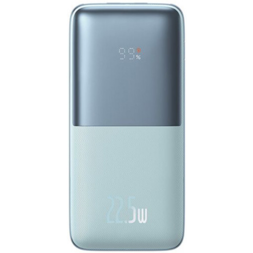 POWER BANK Baseus Bipow Pro ,  20000mAh ,  PD 22.5W ,  2 x USB; 1 x USB Type-C ,  digital display pt. status baterie ,  include cablu USB la USB Type-C de 30 cm ,  albastru Cod Produs: PPBD030003 [1]