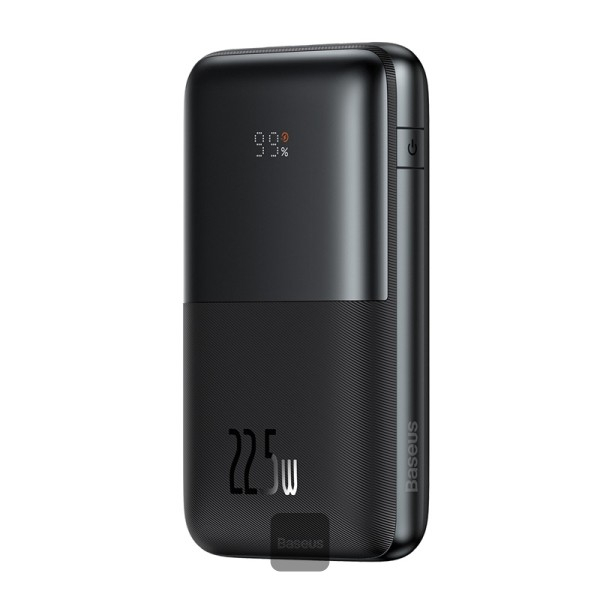 POWER BANK Baseus Bipow Pro , 20000mAh , PD 22.5W , 2 x USB; 1 x USB Type-C , digital display pt. status baterie , include cablu USB la USB Type-C de 30 cm , negru Cod Produs: PPBD040301 [1]