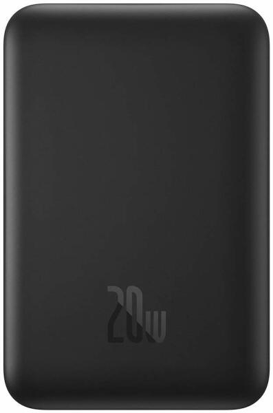 POWER BANK Baseus Magnetic Mini Wireless ,  10000mAh ,  20W ,  2 x USB Type-C output/input ,  15W wireless charging ,  include cablu USB Type-C la USB Type-C 30cm ,  negru ,  Cod Produs: PPCX070001 [2]