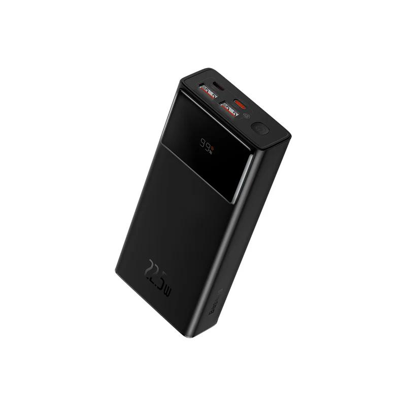 POWER BANK Baseus Star-Lord Digital Display ,  30000mAh ,  22.5W ,  2 x USB; 1 x USB Type-C ,  digital display pt. status baterie ,  total 3A ,  negru Cod Produs: PPXJ080101 [4]