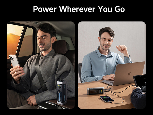 POWER BANK Cuktech P+ Series 2C1A ,  25000mAh ,  PD 3.1 ,  210W ,  1 x USB; 2 x USB Type-C ,  digital display pt. status baterie ,  negru ,  Cod Produs: CUK00P23GLBK [12]