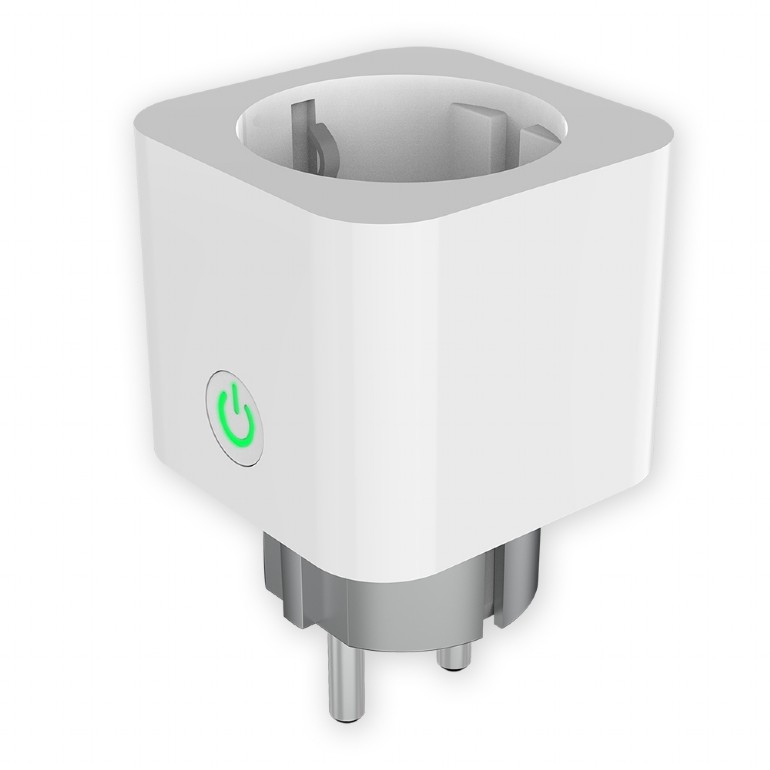 PRELUNGITOR GEMBIRD , Schuko x 1 , WiFi , conectare prin Schuko (T) , 16 A , 3680W , compatibil Tuya , alb , Cod Produs: TSL-PS-S1M-01-W [2]