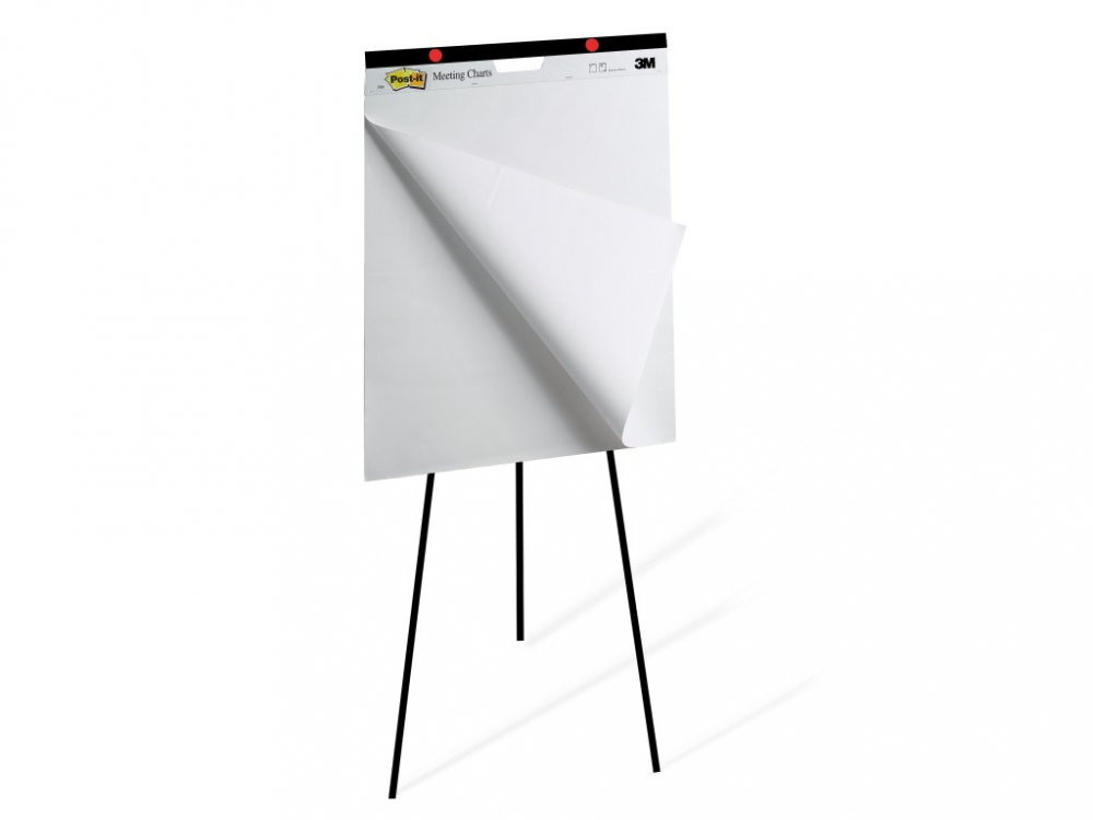 Rezerva flipchart adeziva 30 coli 63,5 x 76,5 cm 3M Post-it Meeting Chart [2]