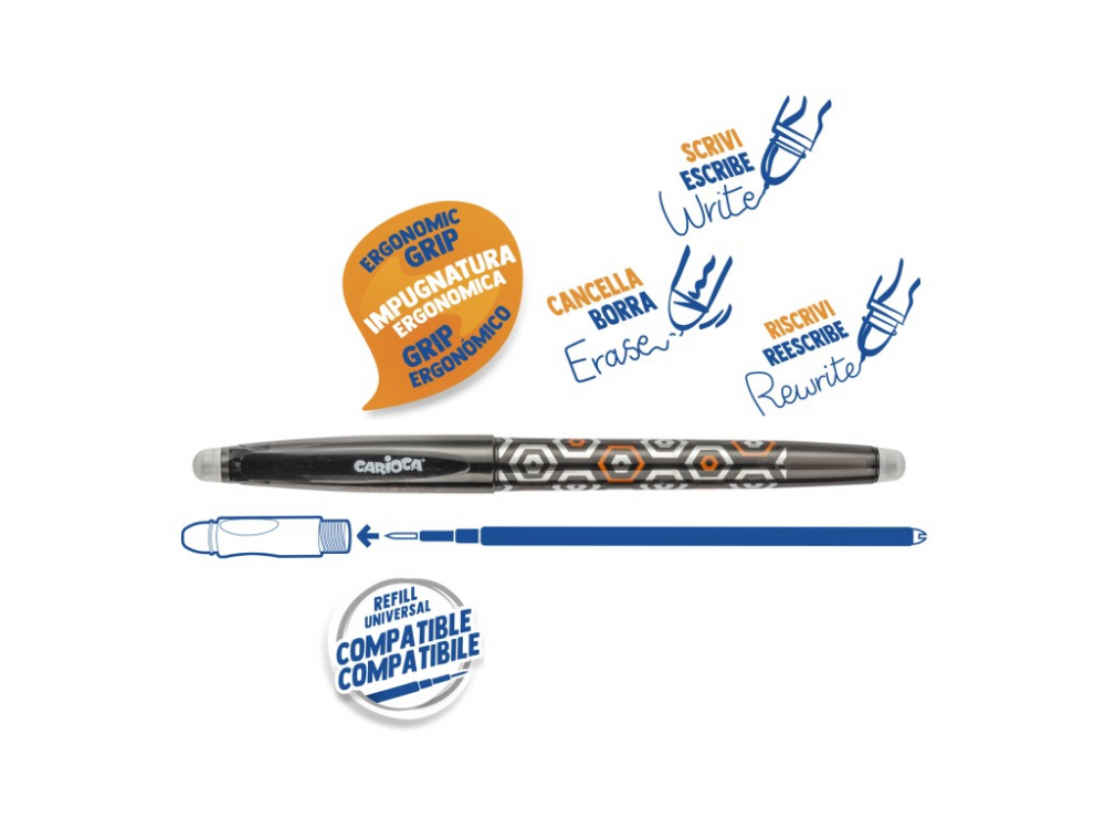 Roller cu stergere 0.7 mm Carioca Oops Pop [2]