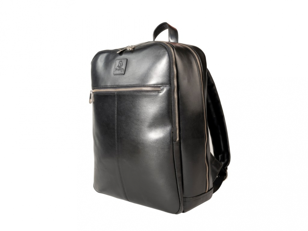 Rucsac din piele laptop 14" Exactive Exacompta 17637E, negru [4]