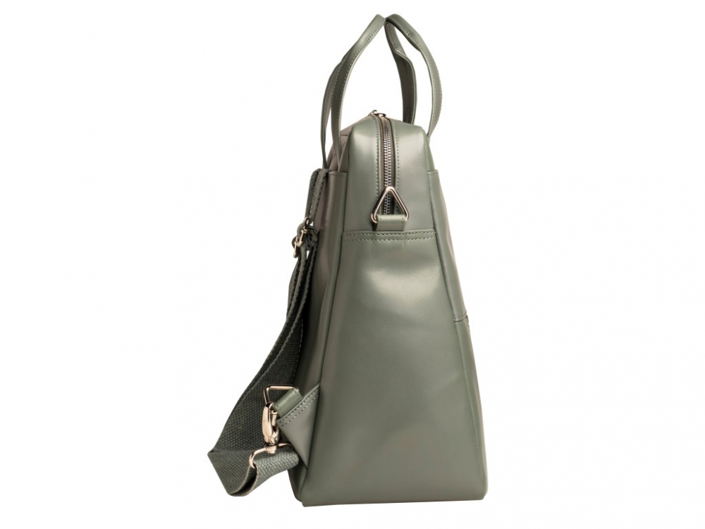Rucsac din piele laptop 14" Exactive Lady Exacompta 17236E, gri [4]