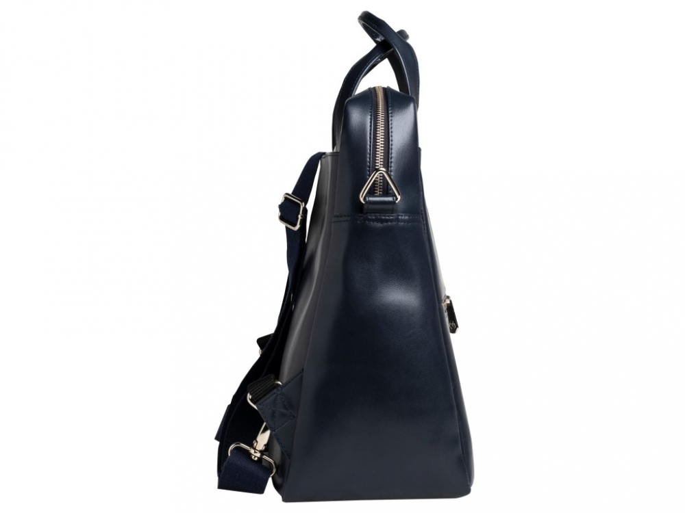 Rucsac din piele laptop 14" Exactive Lady Exacompta 17237E, bleumarin [4]