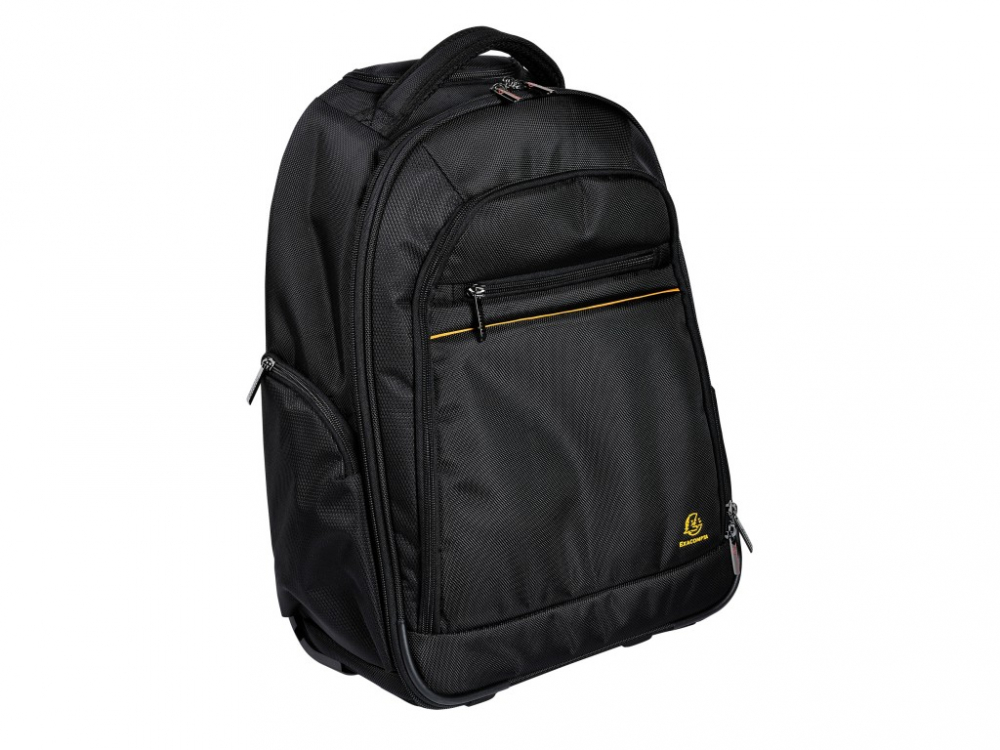 Rucsac laptop 15,6" Exactive Exabusiness cu roti si maner telescopic Exacompta 18634E, negru [3]