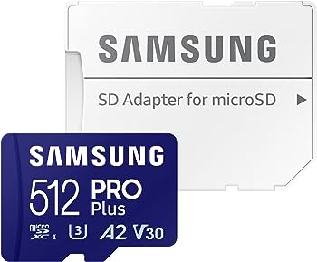 SAMSUNG PRO Plus 512GB microSD UHS-I U3 Full HD 4K UHD 180MB/s Read 130MB/s Write Memory Card Incl. SD-Adapter 2023 Cod Produs: MB-MD512SA/EU [2]