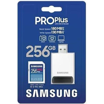 SAMSUNG PRO Plus Reader Full Size SDXC Card 256GB Cod Produs: MB-SD256SB/WW [3]
