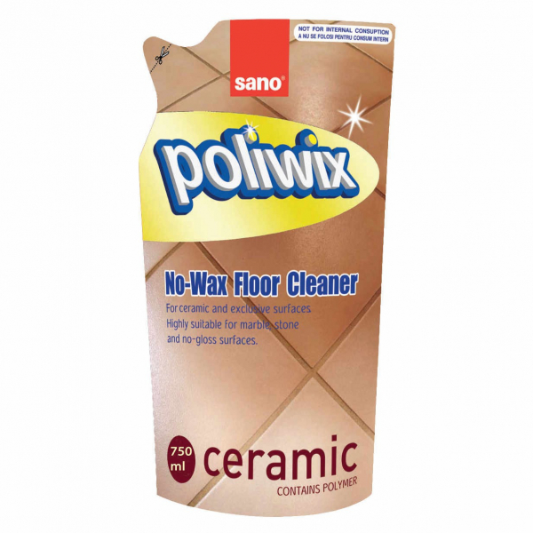 Detergent pentru gresie si faianta Sano Poliwix Ceramic, 750 ml [2]