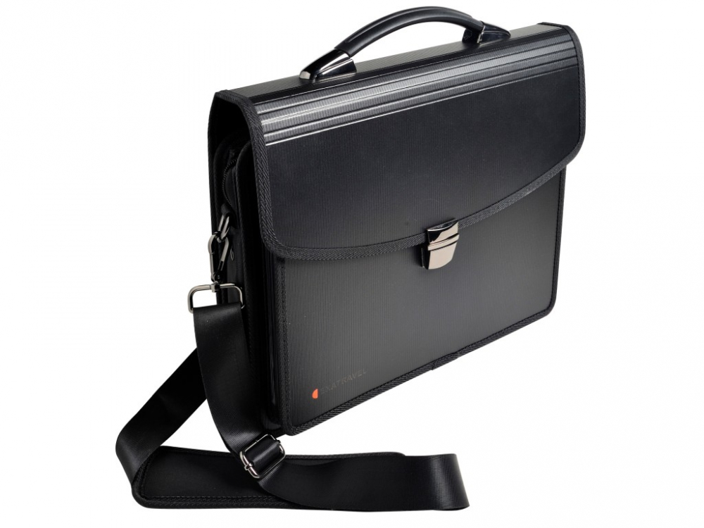 Servieta cu 7 compartimente si pentru laptop 15" Exactive Exatravel Exacompta 55734E, negru [2]