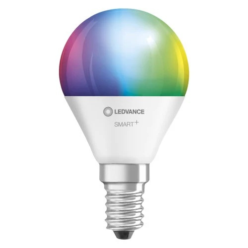 SET 3 becuri smart LED Osram , soclu E14 , putere 5W , forma sferic , lumina multicolora , alimentare 220 - 240 V , Cod Produs: 4058075485990 [1]