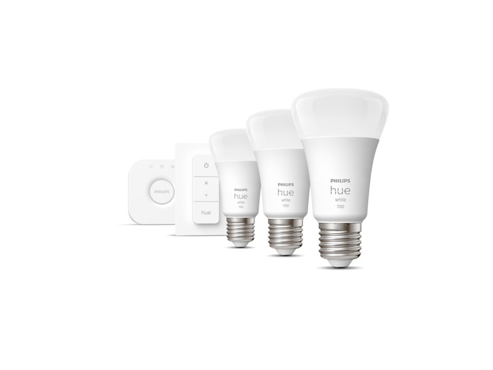 SET 3 becuri smart LED Philips , soclu E27 , putere 9.5W , forma clasic , lumina alb calda , alimentare 220 - 240 V , Cod Produs: 8719514289130 [2]