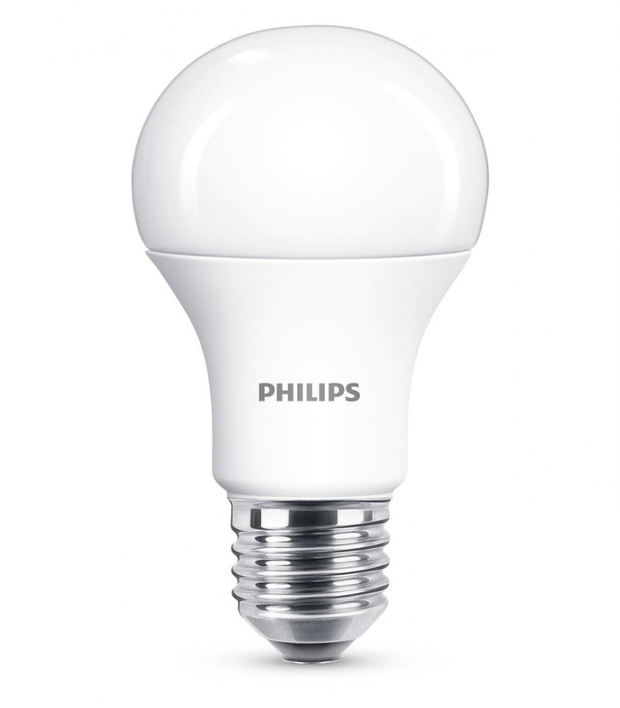 SET 6 becuri LED Philips ,  soclu E27 ,  putere 11W ,  forma clasic ,  lumina alb calda ,  alimentare 220 - 240 V ,  Cod Produs: 8718696586297 [2]