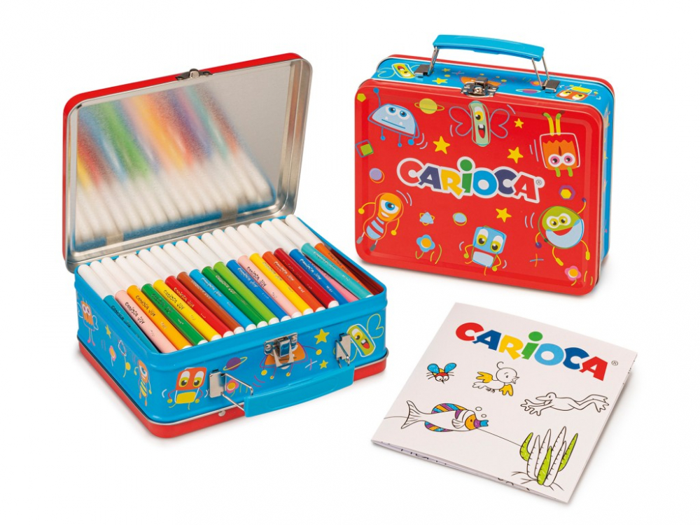 Set colorat in cutie metalica Carioca [4]