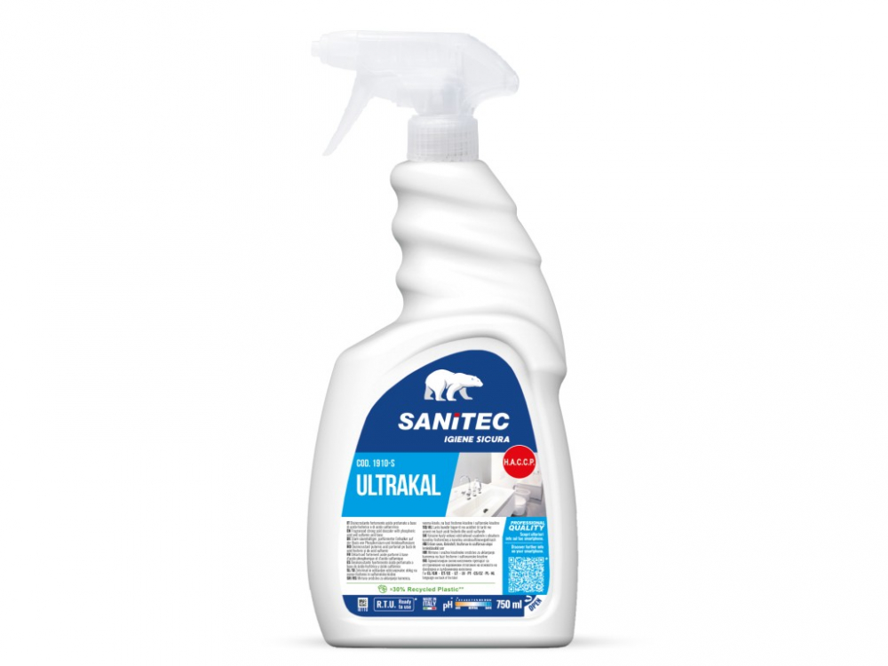 Solutie anticalcar parfumata cu pulverizator 750 ml Disincrostante Sanitec [1]