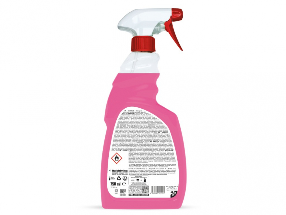 Solutie curatat suprafete universale cu pulverizator 750 ml Sanialc Sanitec [2]