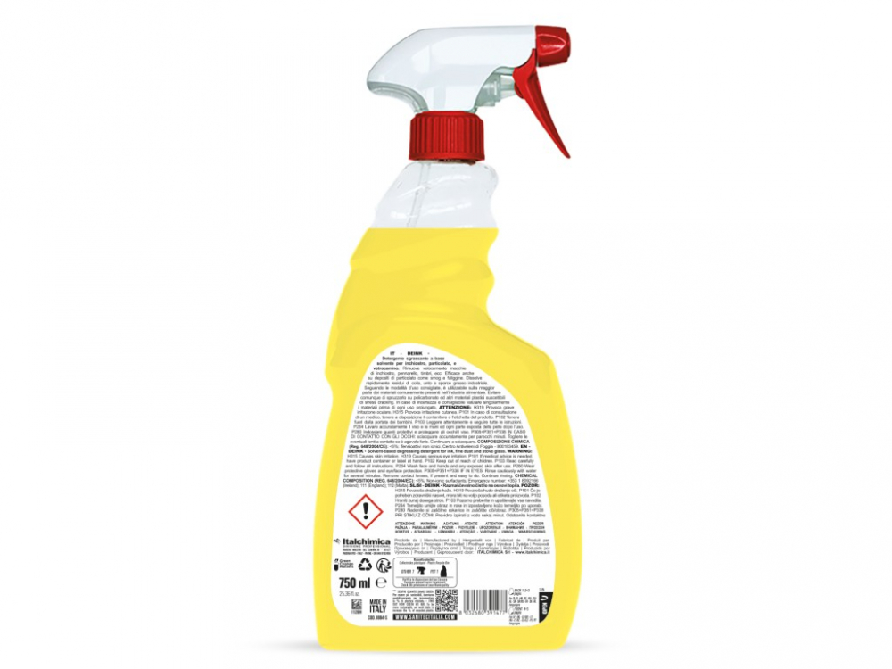 Solutie scos pete cerneala cu pulverizator 750 ml Deink Sanitec [2]