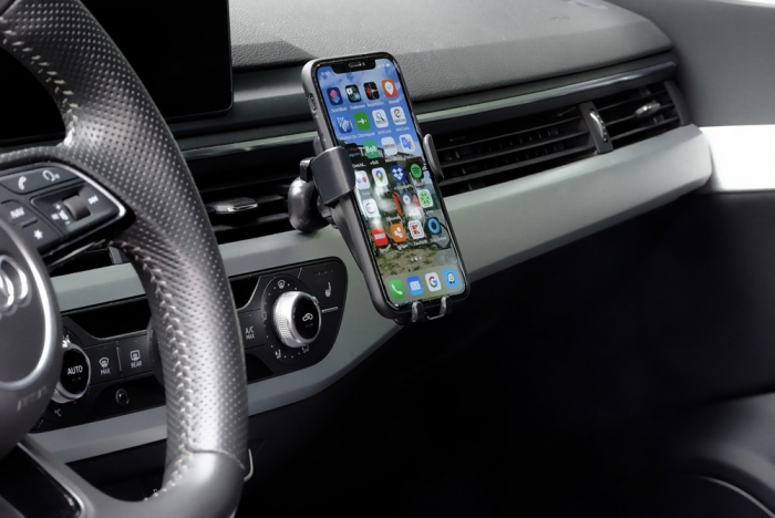 Suport auto si incarcator wireless Spacer pentru SmartPhone 2 in 1 [3]