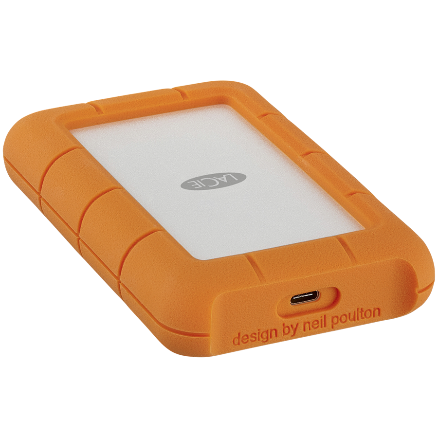 SSD Extern LaCie Rugged 4TB ,  USB 3.2 Gen2 Type C ,  FireCuda NVMe inside ,  IP67 , self-encrypting technology ,  Rescue Data Recovery Services 5 ani ,  Orange Cod Produs: STHR4000800 [1]
