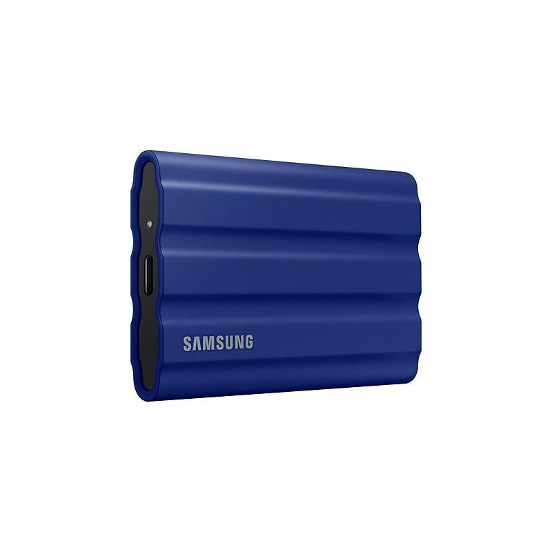 SSD. extern SAMSUNG T7 Shield ,  2TB ,  USB 3.1 gen 1 ,  R/W: 1050/1000 MB/s ,  albastru ,  Cod Produs: MU-PE2T0R/EU [3]