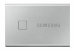 SSD. extern SAMSUNG T7 TOUCH , 1TB , USB 3.2 Type-C , R/W: 1050/1000 MB/s , argintiu , Cod Produs: MU-PC1T0S/WW [1]