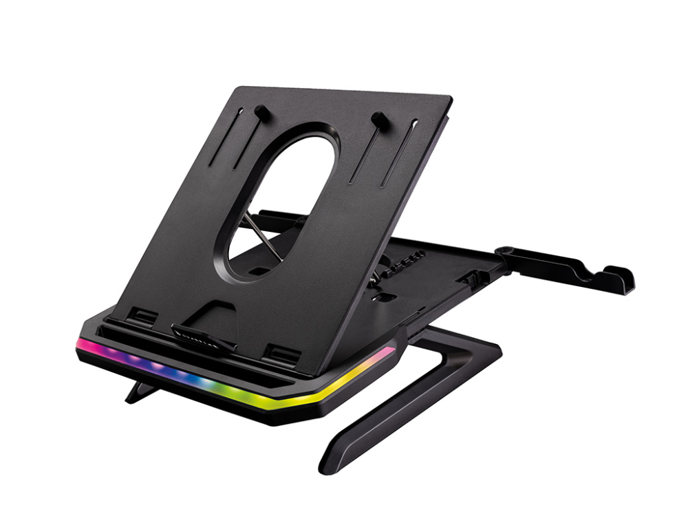 STAND Notebook Verbatim Portus X1 Foldable Laptop Stand with RGB Cod Produs: 48842 [2]
