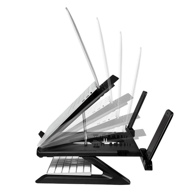 SUPORT de birou LOGILINK pt. notebook ,  9 pozitii ,  holder pt. smartphone ,  suporta dimensiuni 10-15. Cod Produs: AA0133 [3]