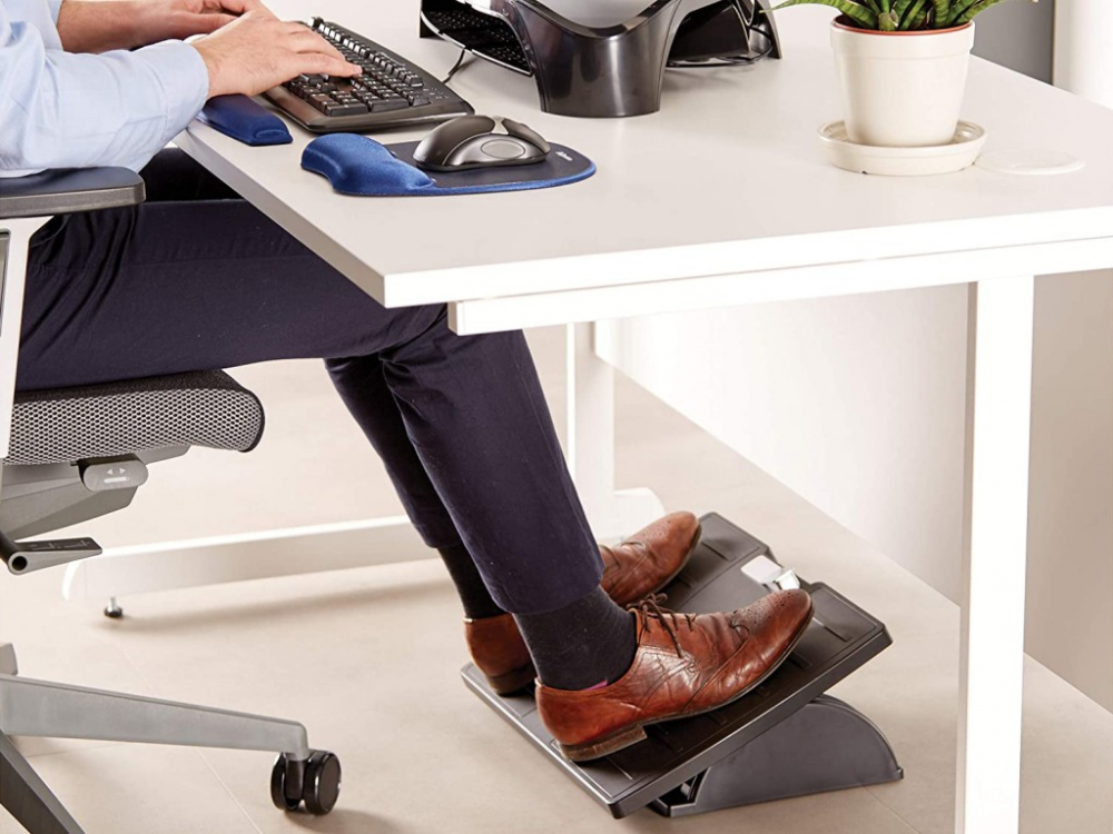 Suport ergonomic pentru picioare reglabil Microban Fellowes [3]