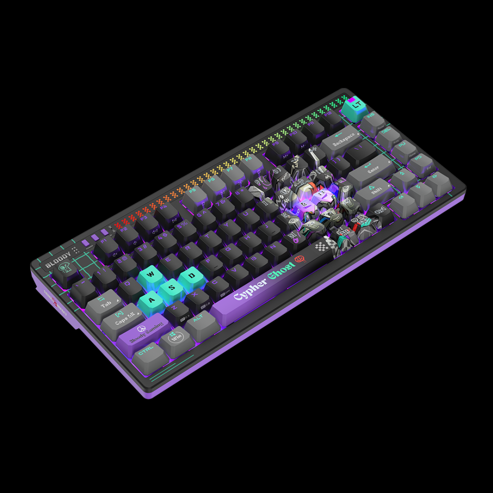 Tastatura gaming Bloody Cod Produs: AT75 Cypher Ghost [4]