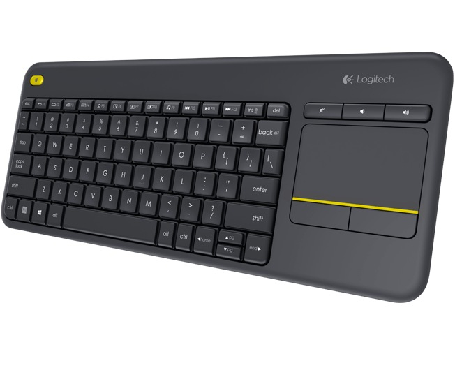 TASTATURA LOGITECH wireless ,  cu touchpad ,  black ,  Cod Produs: 920-007145 [2]