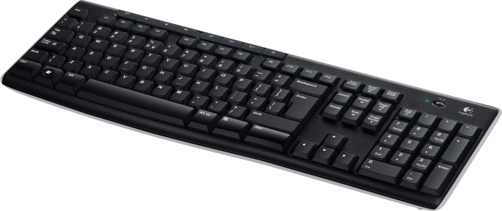TASTATURA LOGITECH wireless ,  multimedia ,  8 taste multimedia ,  black ,  Cod Produs: 920-003738 [2]