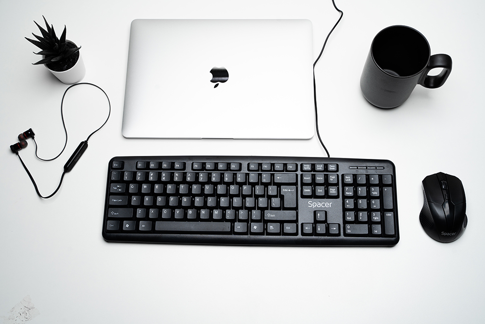 TASTATURA SPACER USB ,  104 taste ,  anti-spill ,  black ,  Cod Produs: SPKB-520 [5]