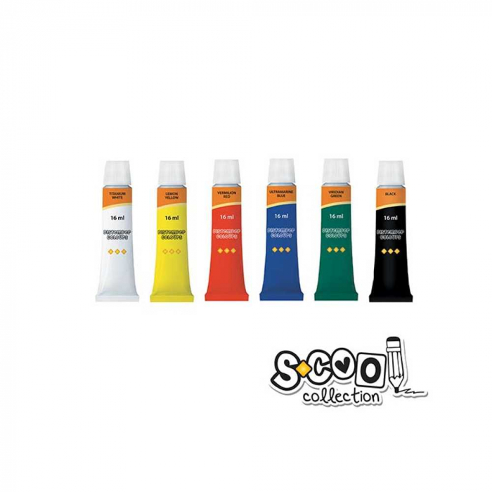 Tempera 16 Ml, 6 Culori/Set [2]