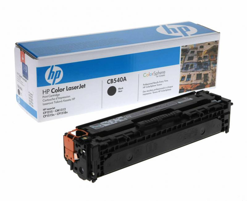 Toner Original CB540A HP Black, nr.125A, pentru Color LaserJet CM6030 |  CM6040 |  CP6015, 2.2K [1]