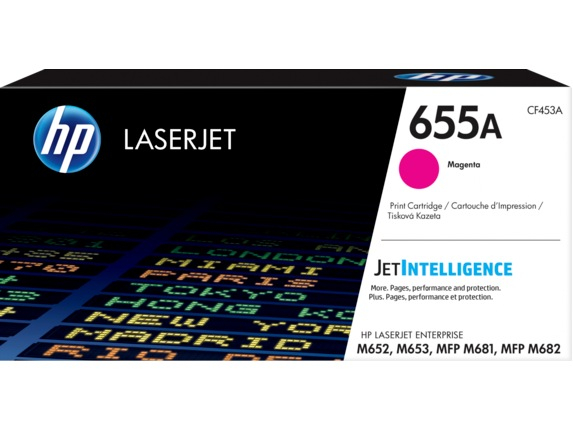 Toner Original CF453A HP Magenta, nr.655A, pentru Color LaserJet M652 | M653 | M681 | M682, 10.5K [1]