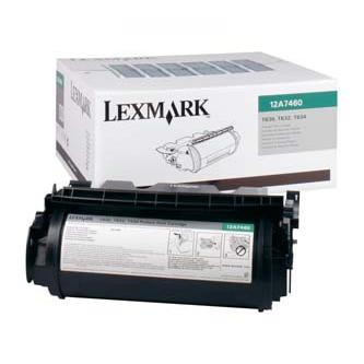 EXT Toner original Lexmark 12A7460 , negru , 5000p , returnare [1]