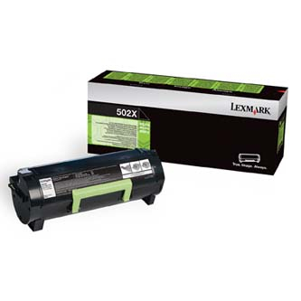 EXT Toner original Lexmark 50F2X00 , 502X , negru , 10000p , capacitate extra mare , returnare [1]
